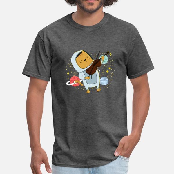 

cat playing violin in space cats in space print t shirt men graphic cotton s-xxxl novelty graphic building spring letter shirt