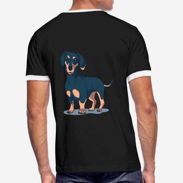 

vintage dachshund t shirt men printing short sleeve s-xxxl normal graphic humor summer outfit shirt