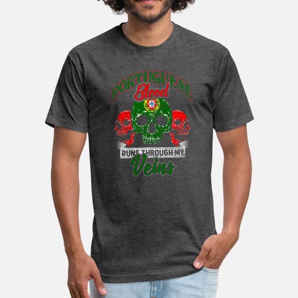 

portugal t shirt men designs cotton crew neck outfit famous humor spring autumn normal shirt
