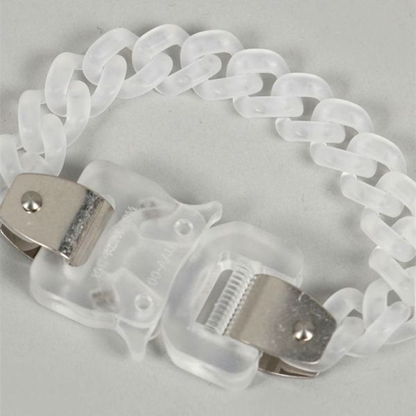 

pc 1017 alyx 9sm bracelet accessories men women high street alyx chain necklac bracelet belts, Black