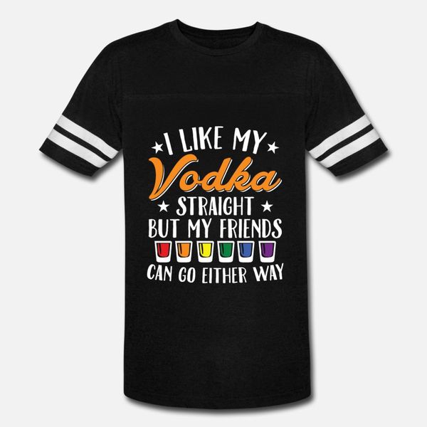 

vodka t shirt men print tee shirt o neck fit anti-wrinkle comical spring autumn novelty shirt