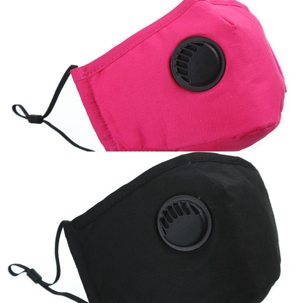 

cotton pm2.5 with face mask valve dust mask washable mouth masks for women men reusa gy1w