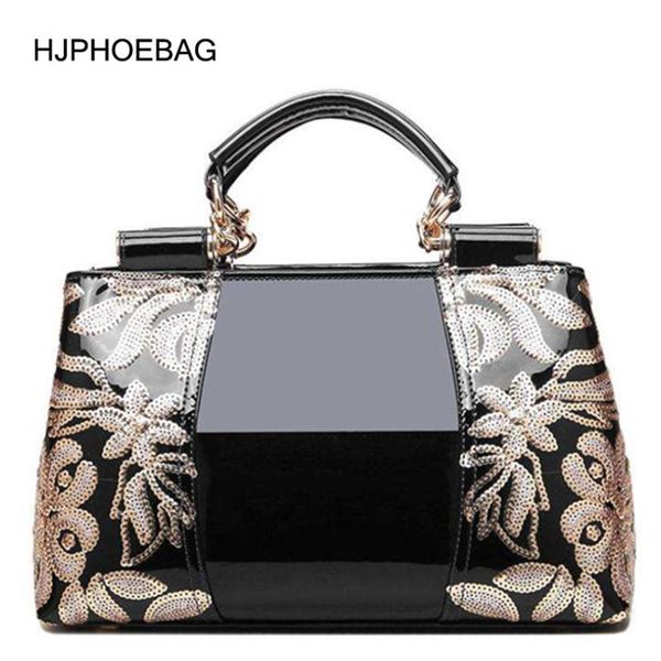 

famous brands luxury women handbags european design patent leather ladies shoulder bags female girl flower crossbody bag
