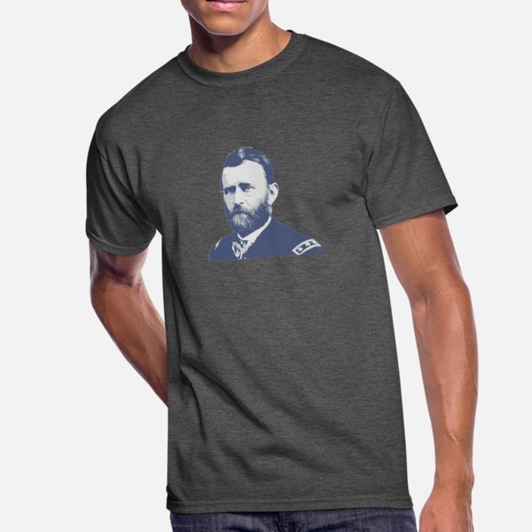 

ulysses s grant t shirt men character cotton plus size 3xl letters fit funny casual spring novelty shirt
