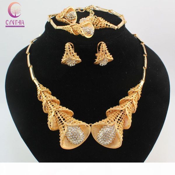 

new nobler dubai design fashion costume crystal necklace find dubai 18k gold plated necklace earrings bracelet ring jewelry sets gorgeous, Black