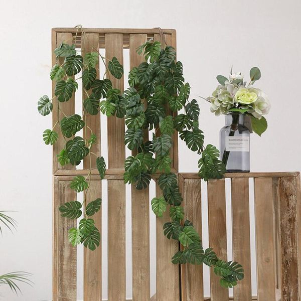 

artificial hyphosis plants vines rattan home wedding garden wall decor