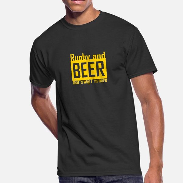 

rugby and beer t shirt men designing tee shirt s-xxxl standard cute breathable summer normal shirt