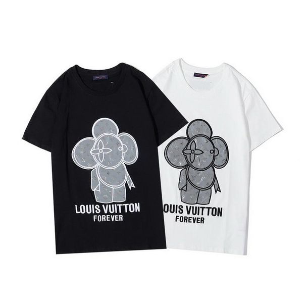 

mens designer t shirts men t shirt men women summer casual o-neck short sleeve fashion shirt size -xxl, White;black