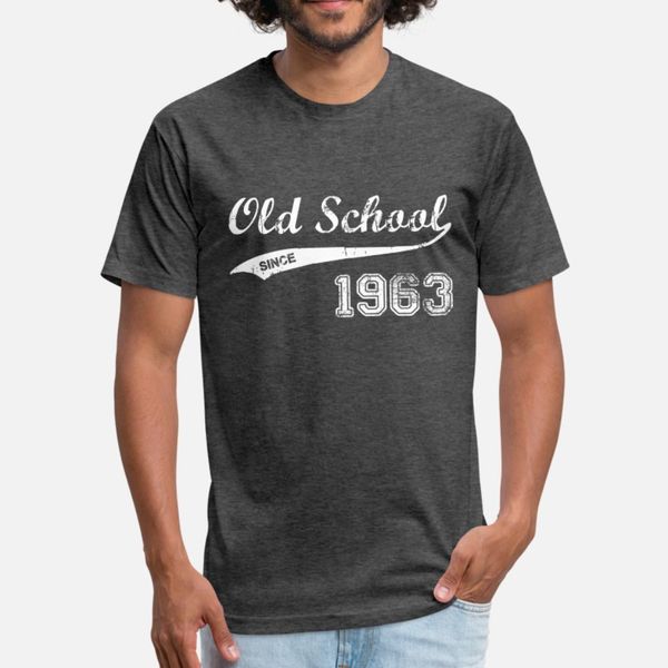 

1963 t shirt men customized 100% cotton o-neck fitness comical spring autumn pictures shirt, White;black