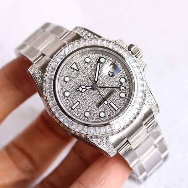 

116758/9 sa luxury designer watches mens watch 2836 movement movement automatic dual time zone 40mm high-end men watch a5, Slivery;brown