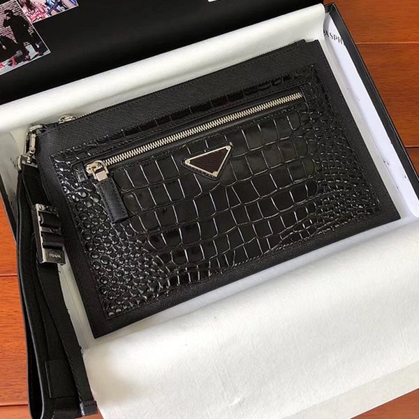 

fashion men clutch bag black purse handbags money clip clutch bags leather bag casual wallet bags card cases with dust bag 28cmx18cm