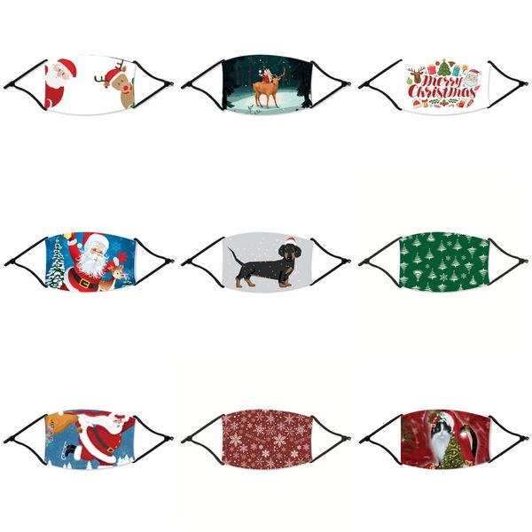 

ice silk christmas mask summer thin sunscreen christmas masks fashion anti dust anti fog face christmas masks cotton washed breathable ch#76, Black