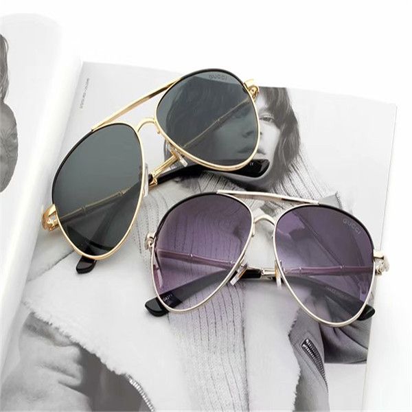 

2020 sunglasses men women retro classical sun glasses 5000 model nylon frame lenses original packages cat designer, White;black