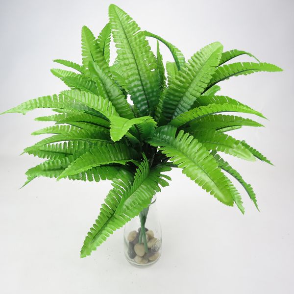 

persian leaves artificial plant wall hanging bouquet green fern grass decorative