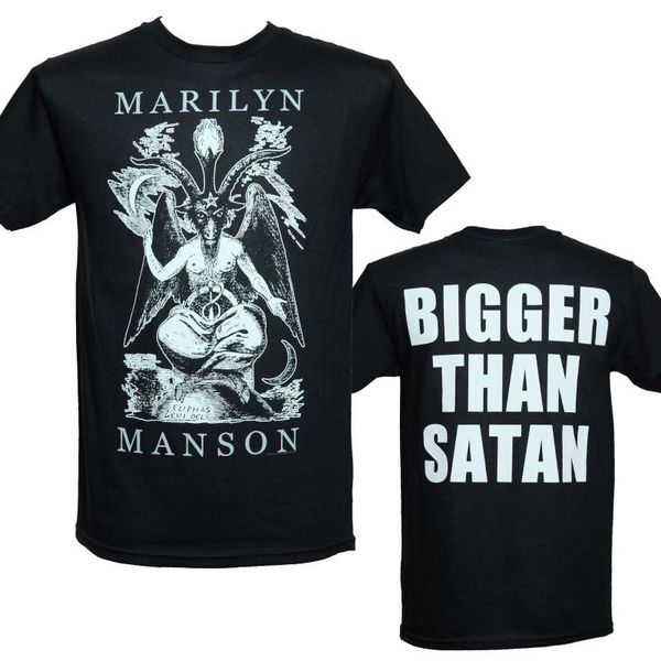 

marilyn manson - baphomet - official licensed t-shirt new s m  xl 2xl, White;black