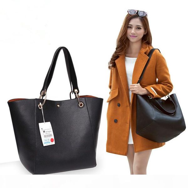 

leather handbags big women bag female shoulder bags brand designer fashion casual tote shoulder bag ladies large bolsos