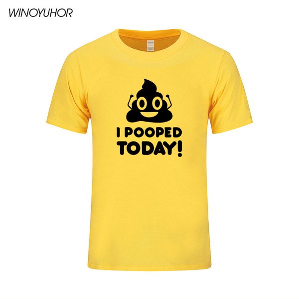 

funny i pooped today t shirts men short sleeve male tees summer casual t shirts for man humor geek design clohing