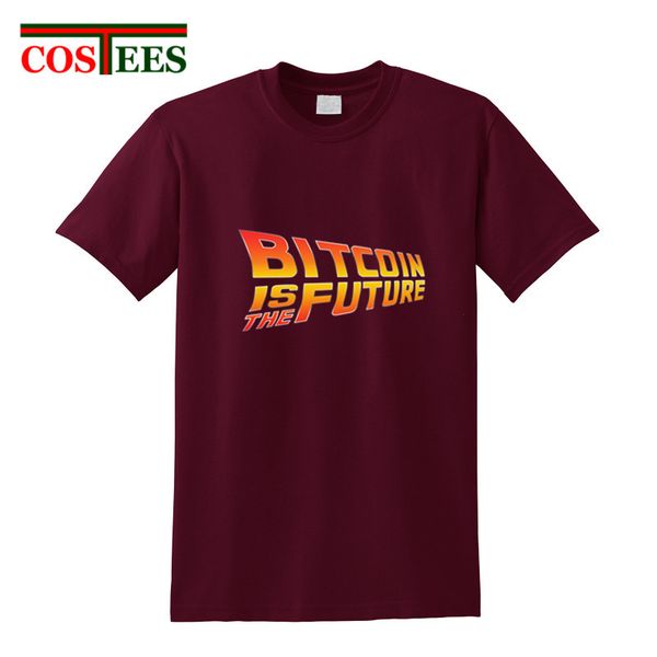 

криптовалюта binary bitcoin футболка мужчина с коротким рукавом o-образный вырез tee 100% хлопок мода crypto монеты bitcoin будущей футболка