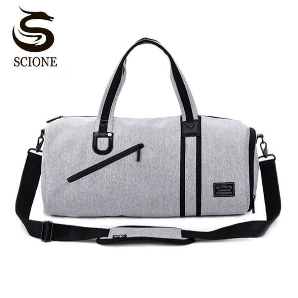 

waterproof oxford travel handbag large dry and wet separation luggage travel duffle bags shoulder overnight bag for women men