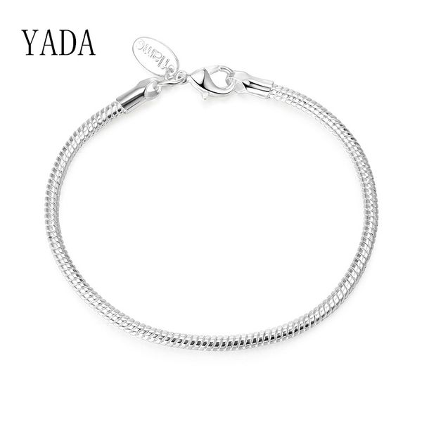 

yada brand fashion crystal snake chain bracelets&bangles for women silver color bracelets charm friendship diy bracelet bt200163, Golden;silver