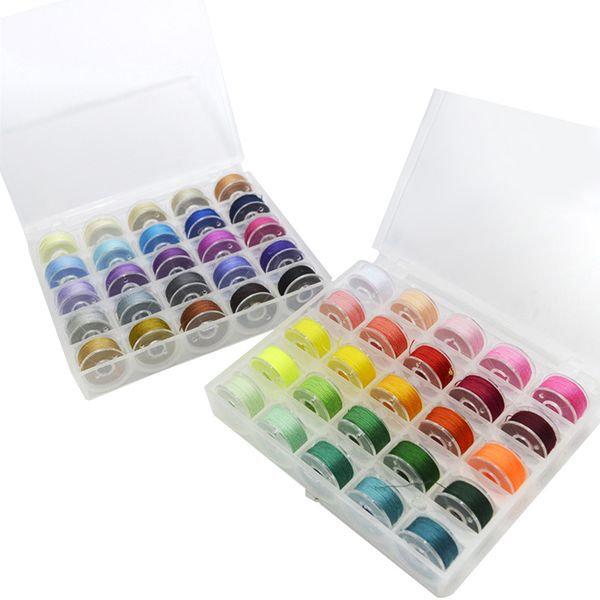 

36 50 bobbins assorted color sewing thread set home scissor diy for brother