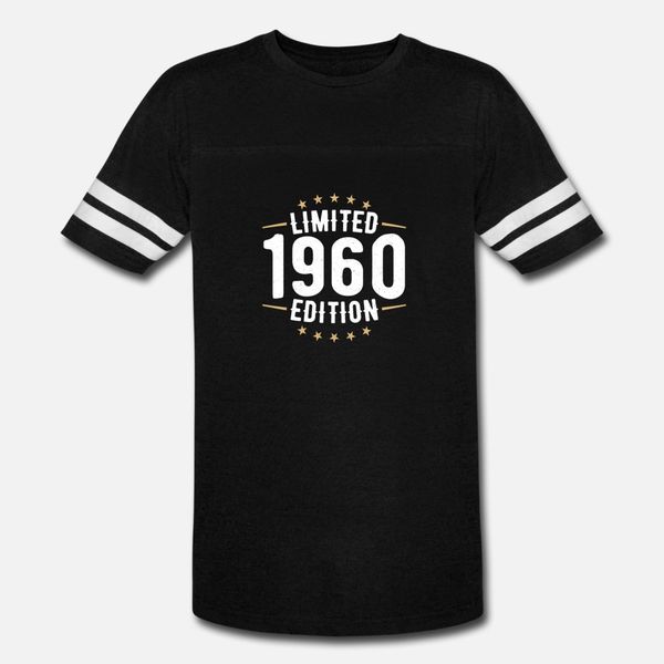

limited 1960 edition born in 1960 60th t shirt men design tee shirt s-xxxl outfit graphic humor spring autumn outfit shirt, White;black