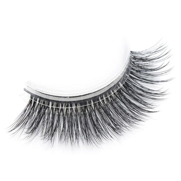 

1pairs gel-self-adhesive 3d mink hair false eyelashes natural thick long eye lashes wispy makeup beauty extension tools