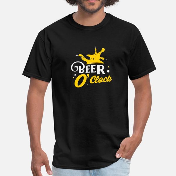 

beer beer o'clock t shirt men sunlight tee shirt s-xxxl letters sunlight humor summer slim shirt