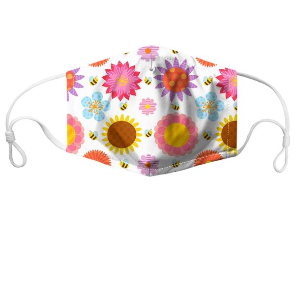 

маски dust-proof дышащий маска солнцезащитный мультфильм печати маски # 520, Black