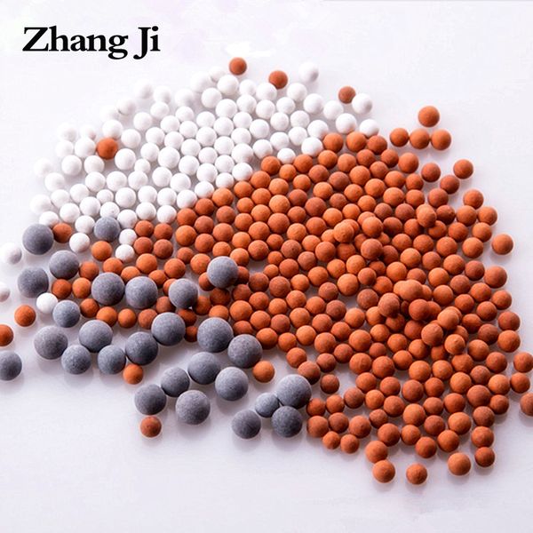 

bathroom shower heads head replacement beads water filter purification energy anion mineralized negative ions ceramic balls accessory