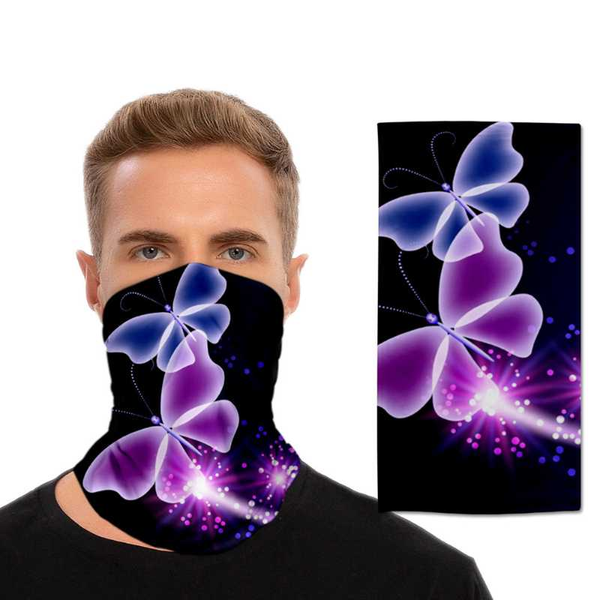 

tube scarf bandana neck gaiter balaclava magic scarf neck face mask unise breathable magic mask neckerchief headband, Blue;gray