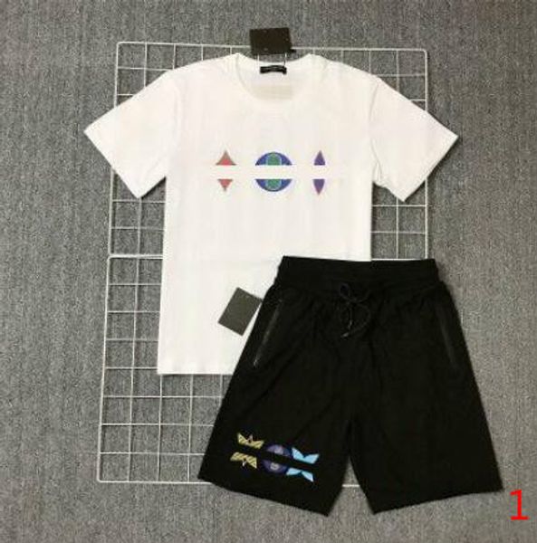 

mens tracksuits fashion sportsuits for men with letters new summer sports suit clothing 2 colors asian size l-5xl, Gray