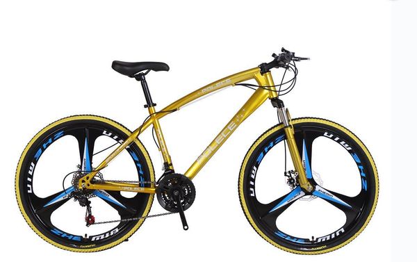 

mountain bike shock-absorbing off-road vehicle pedal scooter road bike two-disc shock-absorbing bicycle 26 inch single wheel