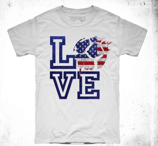 

new fashion men's novelty cool men short sleeve tshirt love stati uniti mondiali europei nazionale t shirt wholesale
