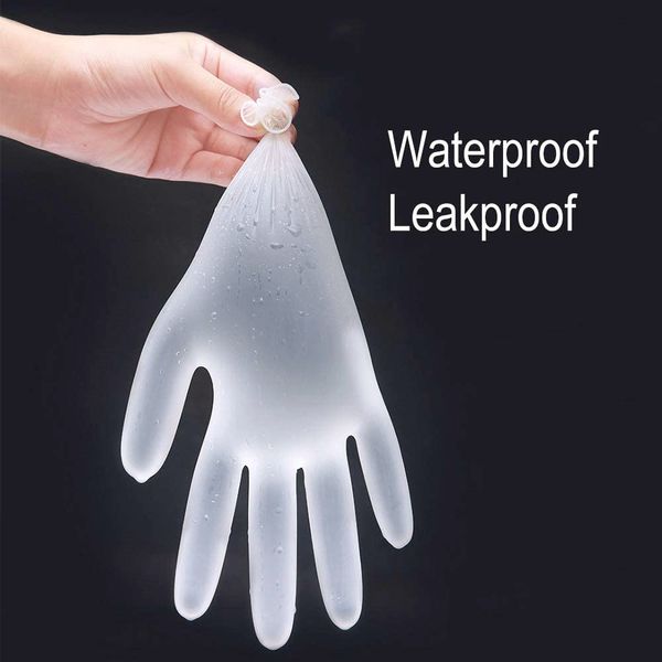 

disposable pvc gloves anti-static plastic gloves for cleaning cooking restaurant kitchen accessories protective gloves 64