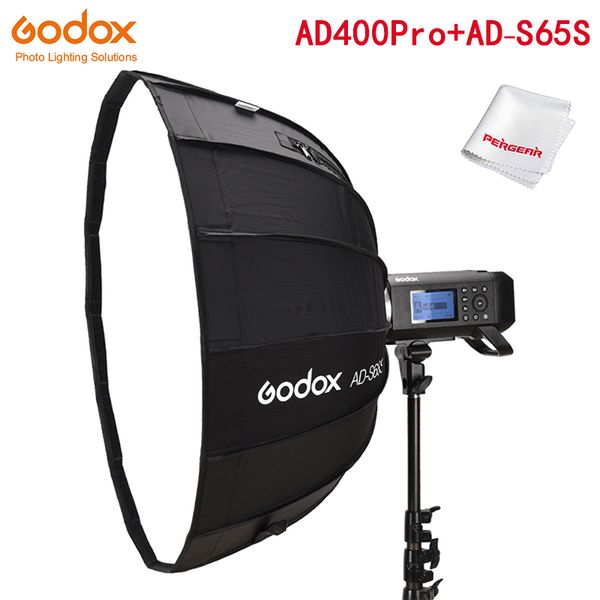 

godox ad400 pro witstro all-in-one outdoor flash&godox ad-s85s 85cm white deep parabolic softbox with honeycomb grid