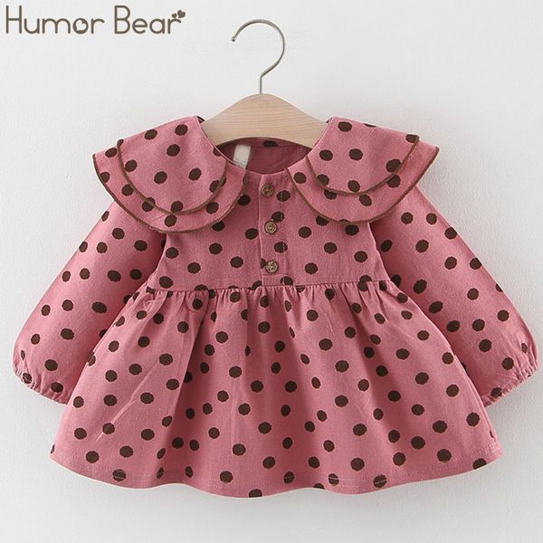 

юмор медведь cute baby girl одежда осень весна ребёнки платье принцессы прекрасные длинные dot бальные платья одежда для новорожденных, Red;yellow