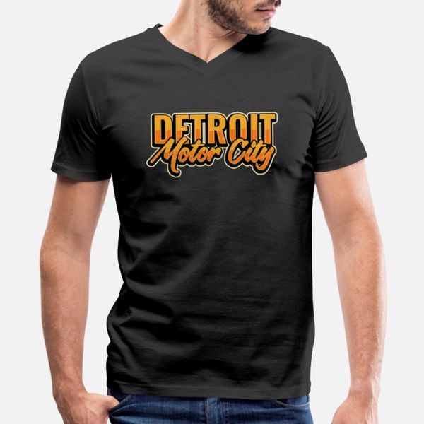 

detroit motor city мичиган сша, штат automobile тенниски мужчины проектирование хлопок o-шея отдых cute дышащей весна уникальная рубашка