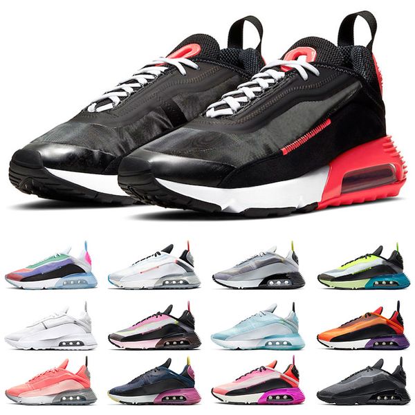 

men sneakers 2090 running shoes be true pure platinum black magma orange volt wolf grey duck camo womens sports fashion trainers size 36-45