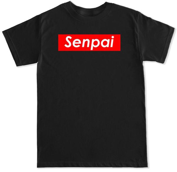 

senpai japanese anime notice me funny movie show tv master fashion brand clothing men print original fitness t shirt