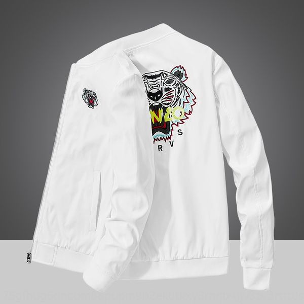 

tiger head embroidered men's 2020 spring new stand collar jacket men's korean style trendy ins baseball suit baseball jacketball j, Blue