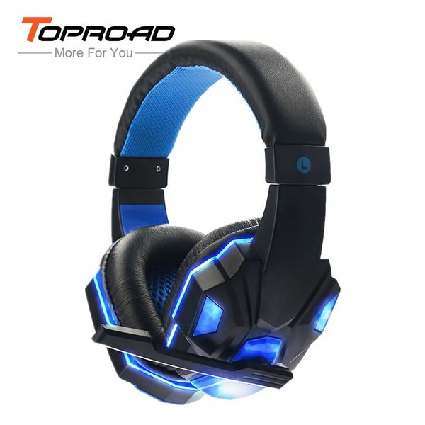 

cgjxsoad sy830mv deep bass game headphone stereo over -ear gaming headset headband earphone with light for computer pc gamer t6190617