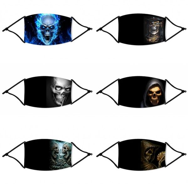 

ушной складная пыли маска черепа печати респираторы дышащий защитный mascarillas с рм2,5 фильтра мужская мода 4 2zyh e2