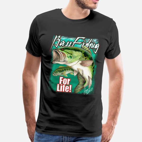 

bass fishing for life t shirt men customized short sleeve size s-3xl formal famous humor spring vintage shirt