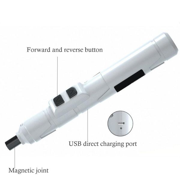 

3.6v wireless electric screwdriver usb rechargeable lithium battery pen type micro precision electric screwdriver set