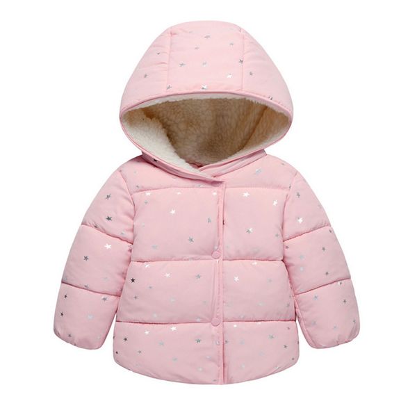 

baby girls jacket 2020 autumn winter jacket for girls coat kids warm hooded outerwear children clothes infant coat, Blue;gray