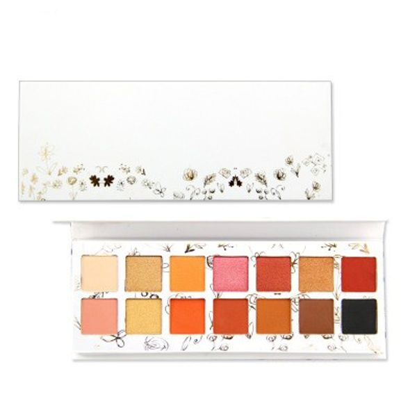 

makeup explosion 14 color eyeshadow palette matte pearlescent blending palette