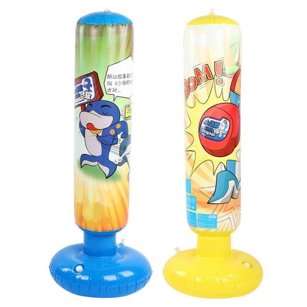 

125cm inflatable boxing bag children boxing punch kicking sandbag pvc inflatable gym kids training target