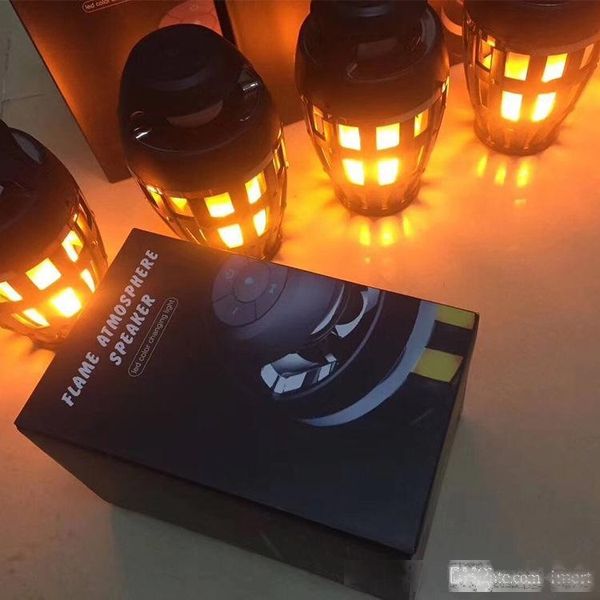 

led torch night light bluetooth speaker outdoor camping light wireless bluetooth speakers atmosphere stereo night lamp with retail box