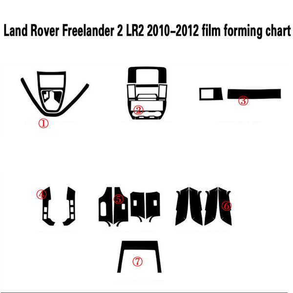 

для land rover freelander 2 lr2 самоклеющиеся автомобиля наклейки 3d 5d углеродного волокна наклейки виниловые автомобиля и отличительные зн